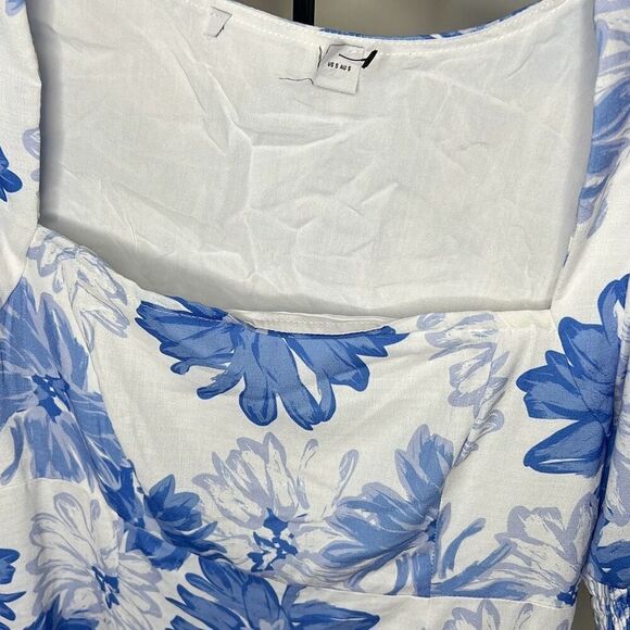 Petal & Pup MAGDA MIDI DRESS BLUE FLORAL Size Small Nwot - Picture 5 of 8